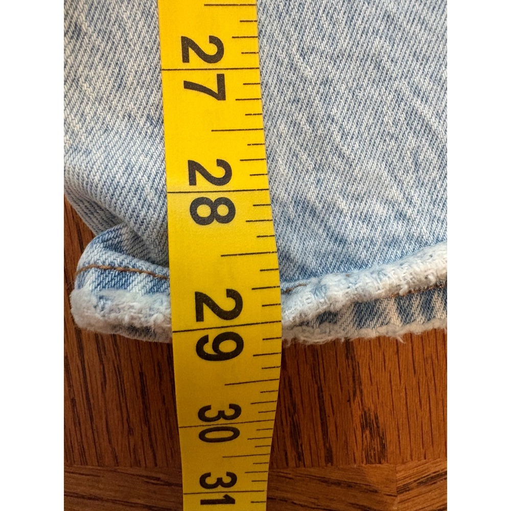 Abercrombie & Fitch The 90s Relaxed Jean Womens 30/10S Light Wash High Rise Dist - Picture 7 of 7